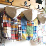 Landy Larick Designs パッチワークパーカー2